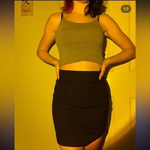Forever 21 Stretchy Asymmetrical Skirt